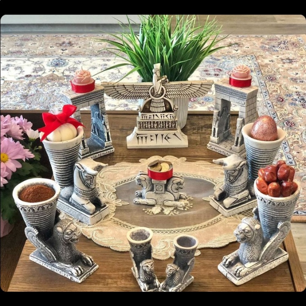 Completely new, stone powder, old design from the Achaemenid period, beautiful,